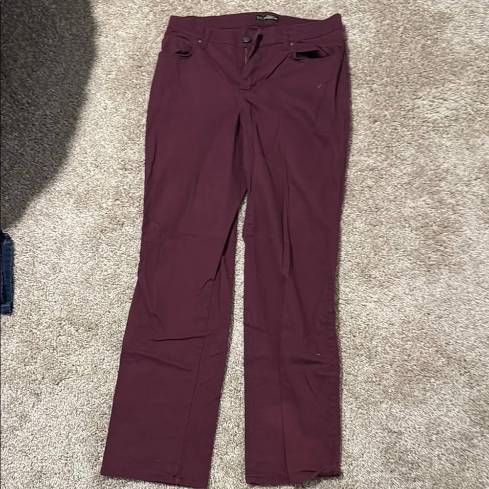 Express Burgundy Dress Pants
